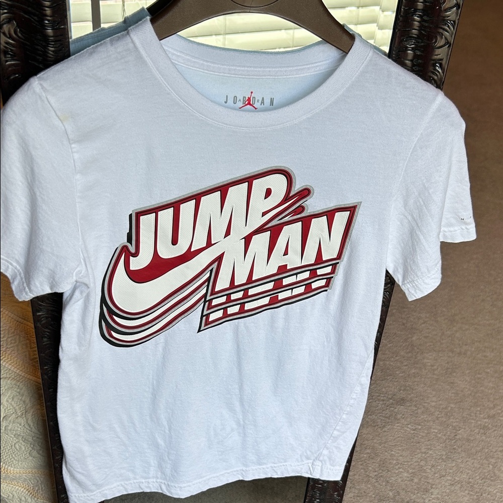 Jordan Jump Man short sleeve shirt Boys Large long